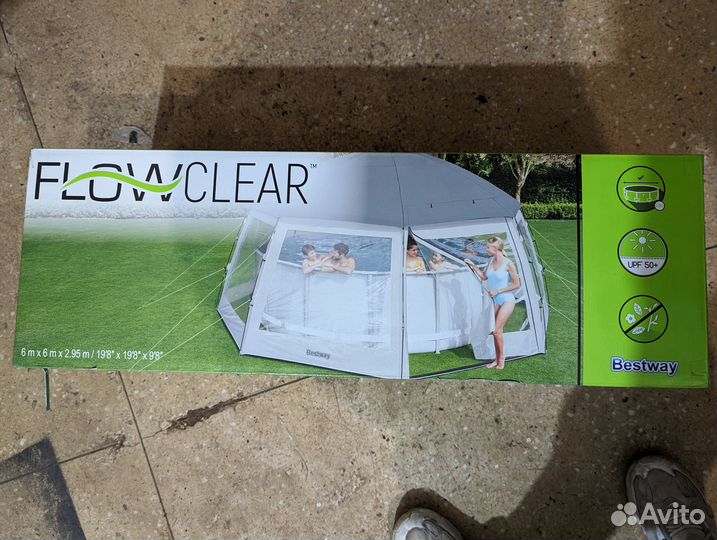 Шатер, павильон Flowclear для бассейна