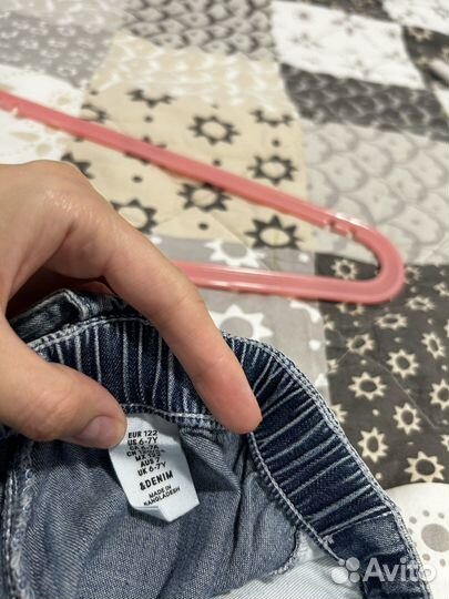 Джинсовый комбинезон для девочки n&m