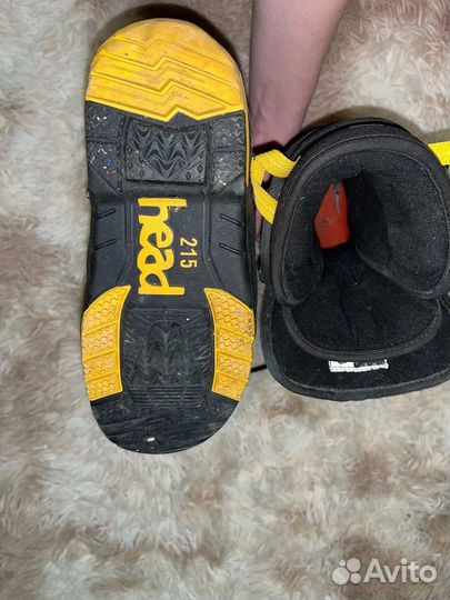 Сноуборд комплект детский, рокер