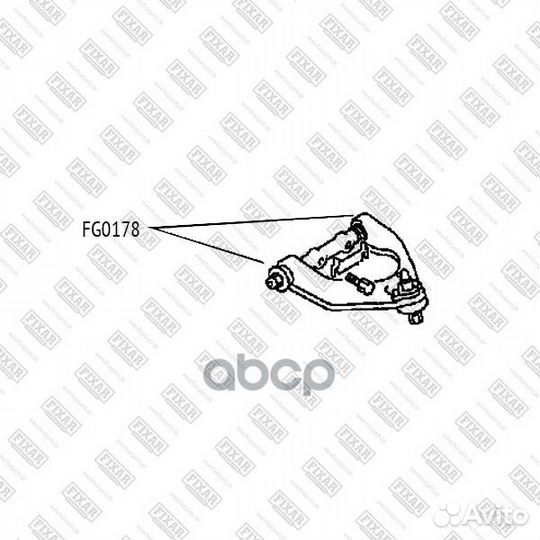 Сайлентблок верхнего рычага перед mitsubish