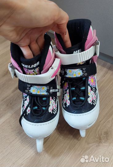 Коньки раздвижные 26-29