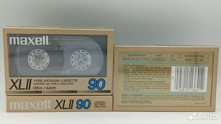 Новая аудиокассета maxell xlii