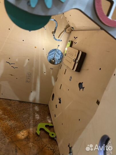 Бизиборд домик со светом