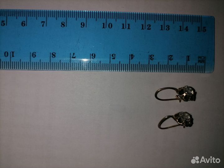 Серьги серебряные СССР