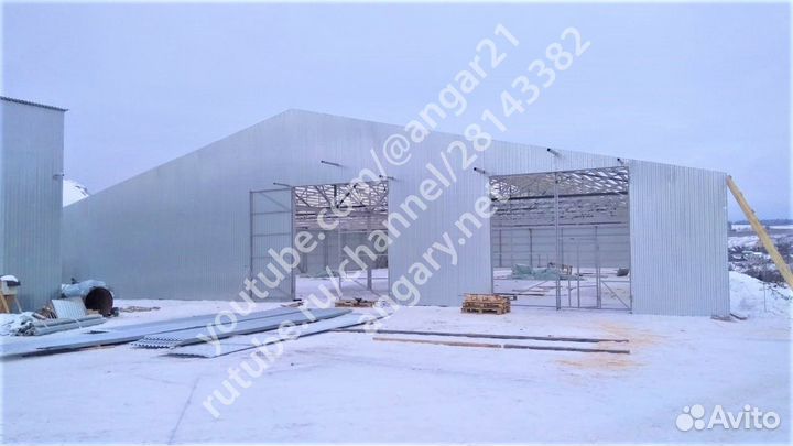 Строительство ангаров/производство ферм под ключ