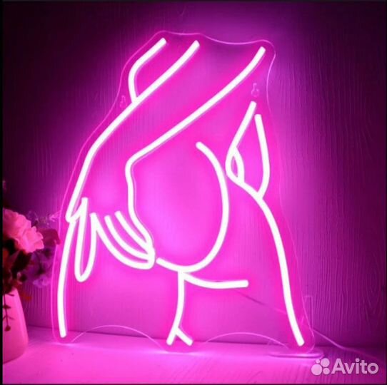 Неоновая вывеска готовая и под заказ