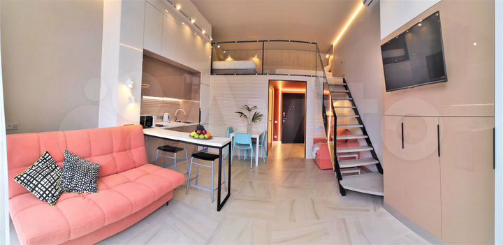 Своб. планировка, 42 м², 1/18 эт.