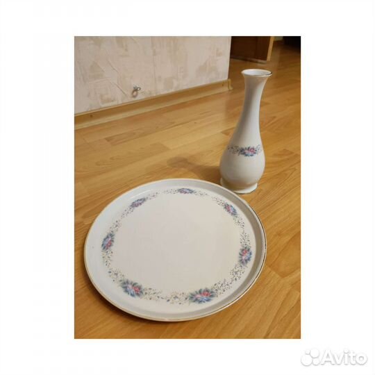 Блюдо и ваза Коростеньский фарфор