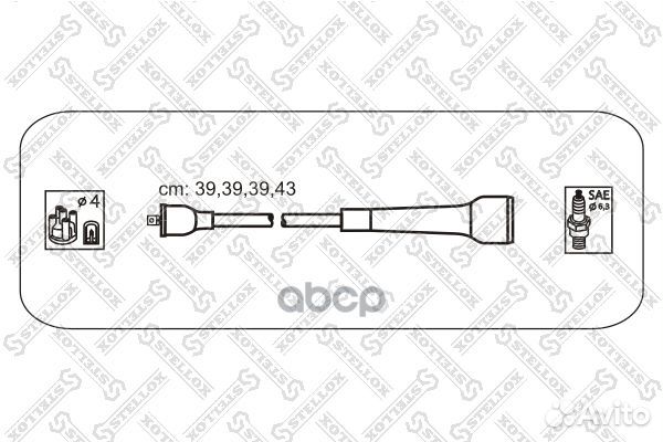 10-38401-SX к-кт проводов Renault Espace/Lagun