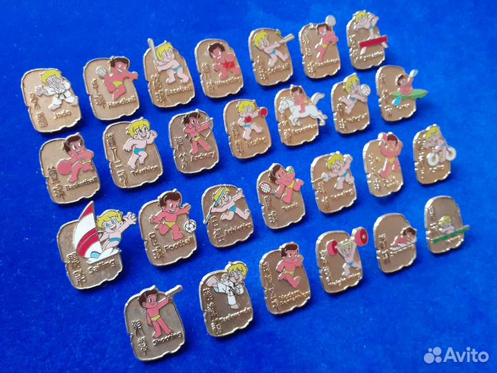 Полный набор значков. Олимпиада 2008. Пекин