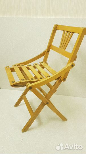 Стул складной деревянный детский СССР