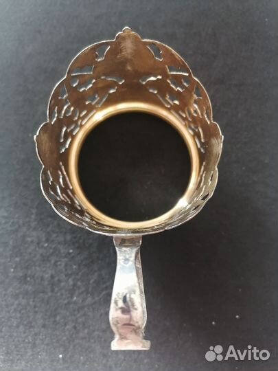 Подстаканник серебро 875 пробы Кубачи