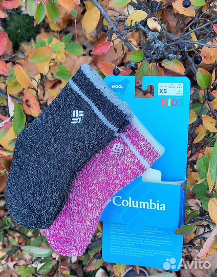 Новые шерстяные носки Columbia Kids, 23-26