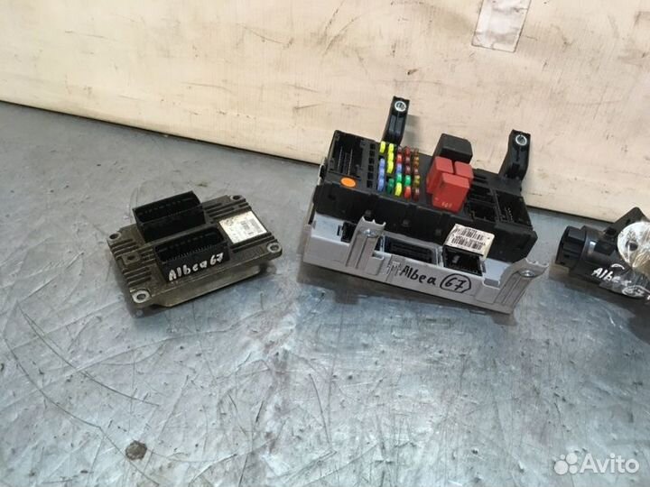 Блок управления двигателем эбу к-т Fiat Albea
