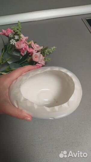 Ваза Гусь Хрустальный