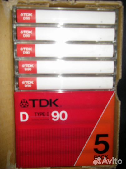 Аудио кассеты TDK D90 новые оригинал, japan