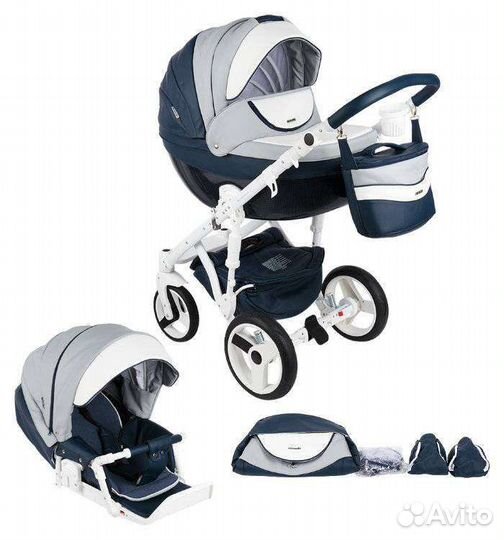 Коляска 2 в 1 Adamex Monte Carbone