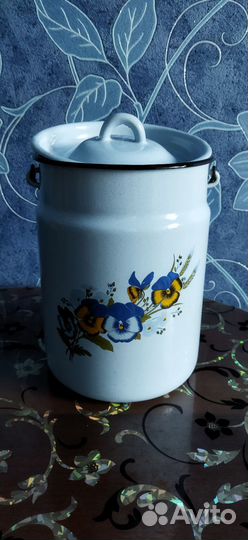 Бидон эмалированный СССР на 3л