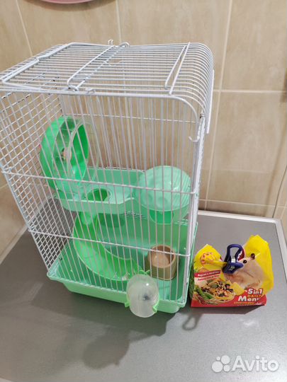 Клетка для грызунов бу, клетка для джунгарика