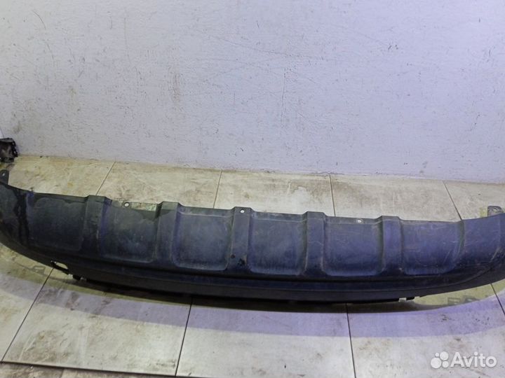 Юбка бампера заднего Ауди