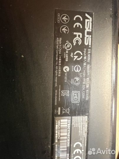 Asus n550jv на разбор