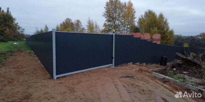 Установка заборов²