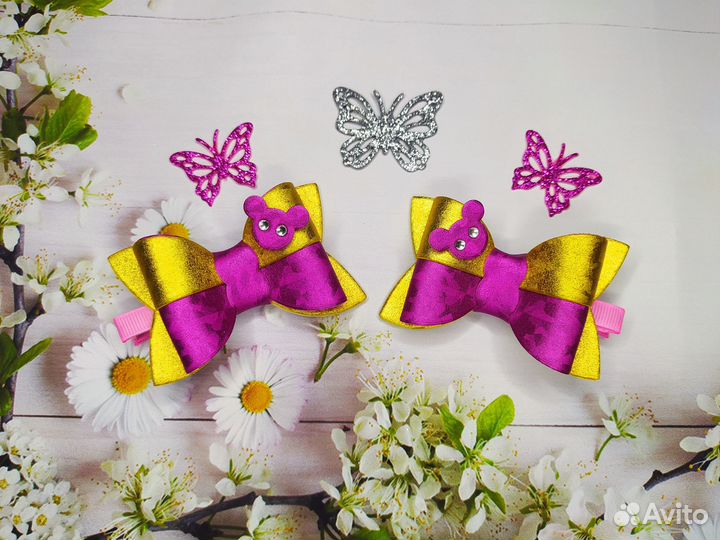 Заколочки из фоамирана