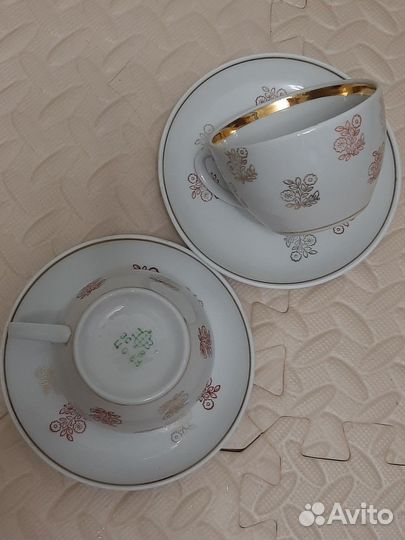 Чайные пары, чашки, блюдце СССР