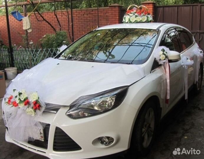 Украшения на машину (свадебное)