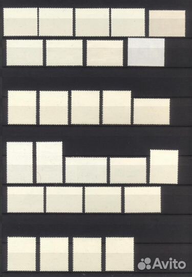 Чистые** марки Европы: Лихтенштейн 1958-96 г. г