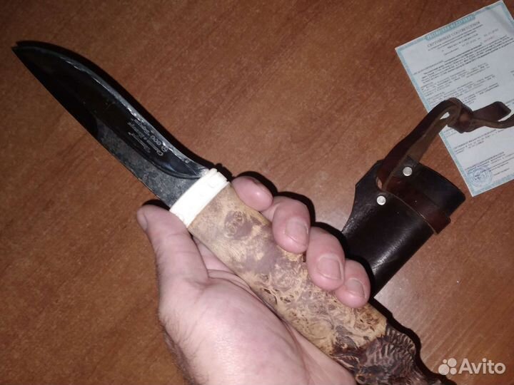Нож охотничий ручной работы