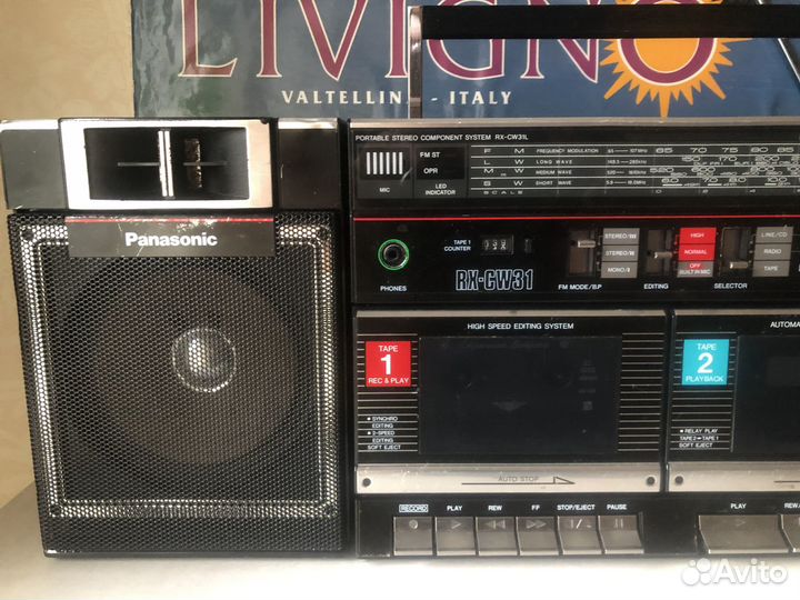 Panasonic RX CW31.Радио+кассе+AUX+Мануал