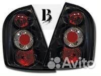 Задние фонари Skoda Fabia черные