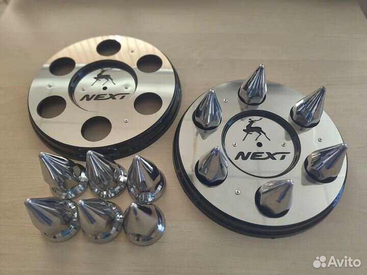 Колпаки на газель хром нержавейка + пики