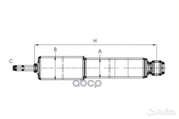 Амортизатор Z2976 SCT
