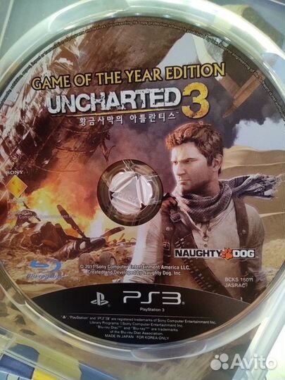 Игра Uncharted 3: Иллюзии дрейка goty для PS3