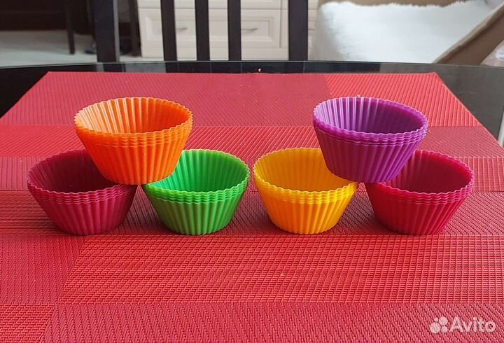 Силиконовые формочки для кексов
