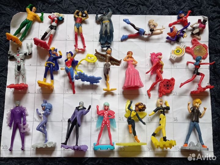 Киндер сюрприз, леди баг и др