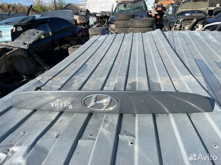 Хендай верна накладка молдинг крышки багажника