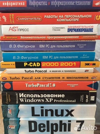 Книги по программированию. компьютерные книги
