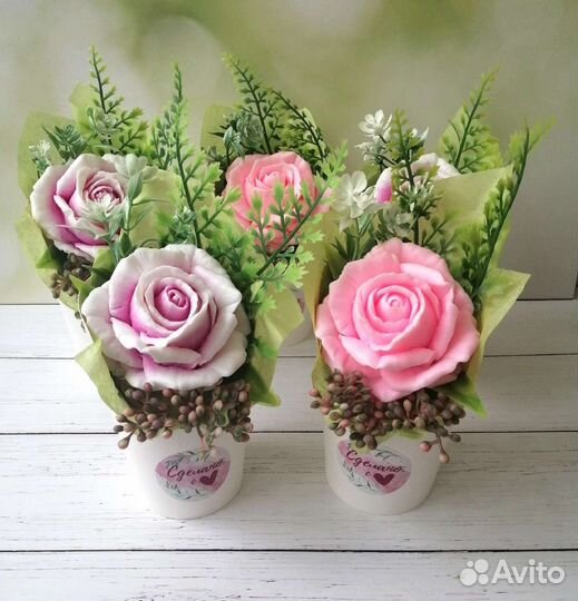 Букеты из мыла