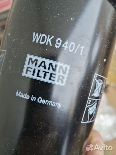 Топливный фильтр wdk940/1 mann filter