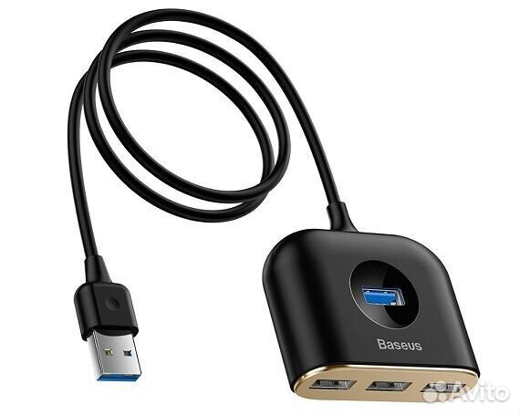 USB HUB Baseus Square round 4-in-1, USB3.0
