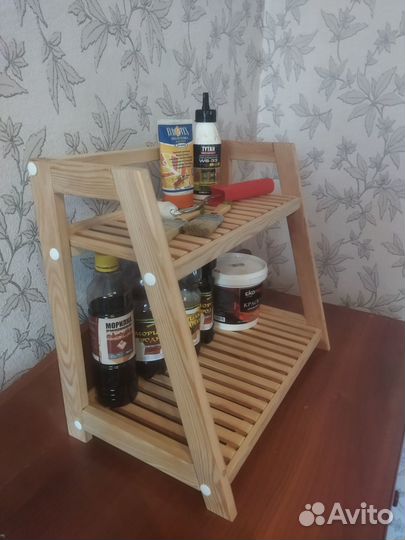 Стеллаж Этажерка настольная деревянная не IKEA