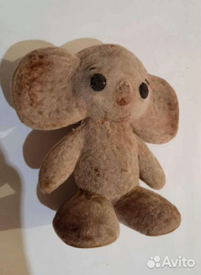 Игрушки СССР флок паралон игрушка зверёк советский
