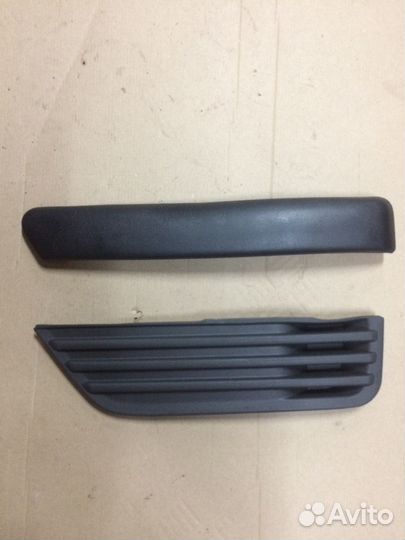 Накладки переднего бампера Ford Focus до рестайл