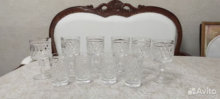 Фужеры хрустальные СССР
