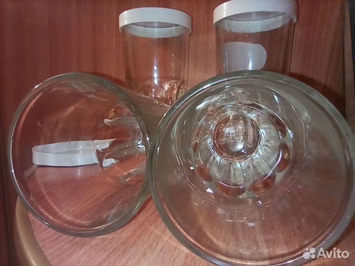 Стаканы высокие 15 см с крышками