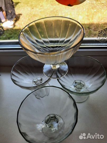 Рюмки креманки розетки конфетница СССР