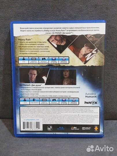 Heavy Rain За гранью: Две души PS4 PS5